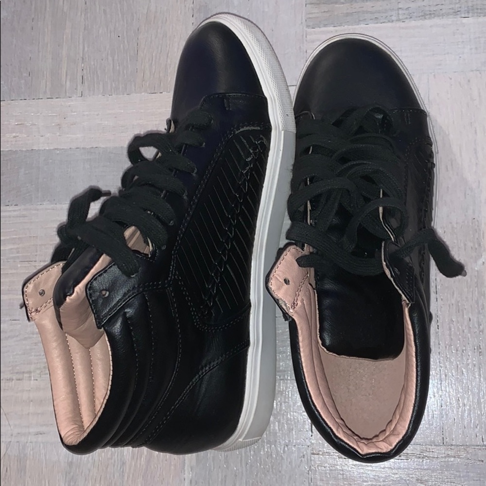 Black sneakers